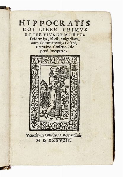 HIPPOCRATES : Liber primus et tertius de morbis epidemijs...  - Asta Libri, Autografi e Manoscritti - Associazione Nazionale - Case d'Asta italiane