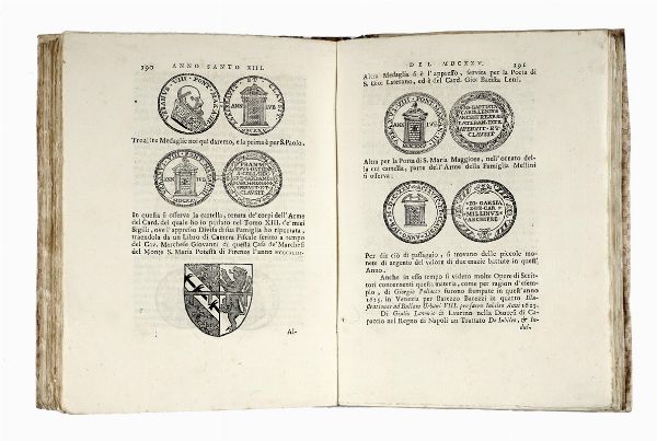 DOMENICO MARIA MANNI : Istoria degli anni santi dal loro principio fino al presente del MDCCL...  - Asta Libri, Autografi e Manoscritti - Associazione Nazionale - Case d'Asta italiane