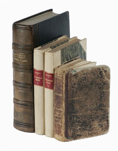 ALESSANDRO MANZONI : Opere varie...  - Asta Libri, Autografi e Manoscritti - Associazione Nazionale - Case d'Asta italiane
