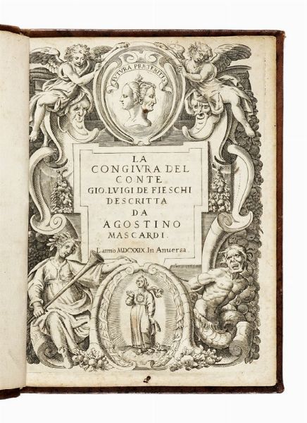 Agostino Mascardi : La congiura del conte Gio. Luigi de Fieschi...  - Asta Libri, Autografi e Manoscritti - Associazione Nazionale - Case d'Asta italiane