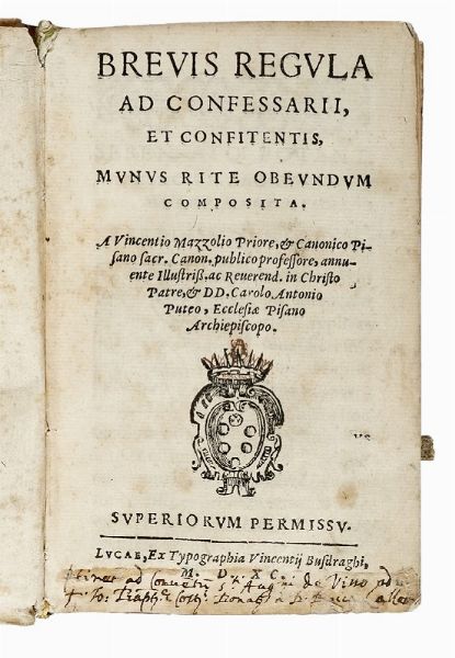 Lotto di 3 libri religiosi stampati dal Busdraghi a Lucca.  - Asta Libri, Autografi e Manoscritti - Associazione Nazionale - Case d'Asta italiane