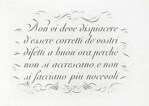 ANTONIO SELLA : [Corso di calligrafia].  - Asta Libri, Autografi e Manoscritti - Associazione Nazionale - Case d'Asta italiane