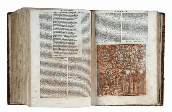 PUBLIUS VERGILIUS MARO : Opera cum Servij, Donati et Ascensij commentarijs nunc primum suae integritati restitutis...  - Asta Libri, Autografi e Manoscritti - Associazione Nazionale - Case d'Asta italiane