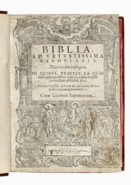 Biblia ad vetustissima exemplaria nunc recens castigata...  - Asta Libri, Autografi e Manoscritti - Associazione Nazionale - Case d'Asta italiane