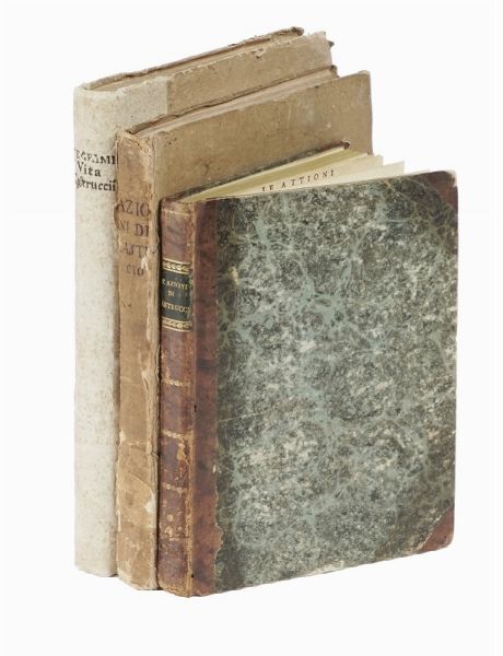 Lotto di 3 opere dedicate a Castruccio Castracani, condottiero lucchese  - Asta Libri, Autografi e Manoscritti - Associazione Nazionale - Case d'Asta italiane