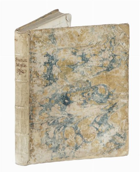 Statuta Massae.  - Asta Libri, Autografi e Manoscritti - Associazione Nazionale - Case d'Asta italiane
