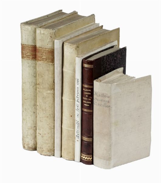 Lotto di 6 opere di letteratura dal XVIII al XIX secolo.  - Asta Libri, Autografi e Manoscritti - Associazione Nazionale - Case d'Asta italiane