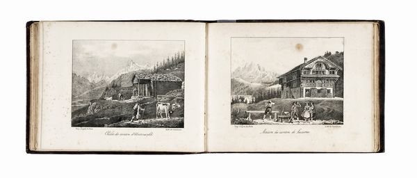 Souvenirs de la Suisse. Cent vues les plus remarquables.  - Asta Libri, Autografi e Manoscritti - Associazione Nazionale - Case d'Asta italiane