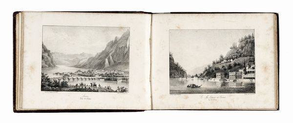 Souvenirs de la Suisse. Cent vues les plus remarquables.  - Asta Libri, Autografi e Manoscritti - Associazione Nazionale - Case d'Asta italiane