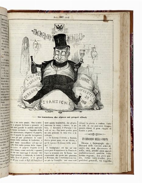 Il lampione: giornale per tutti.  - Asta Libri, Autografi e Manoscritti - Associazione Nazionale - Case d'Asta italiane