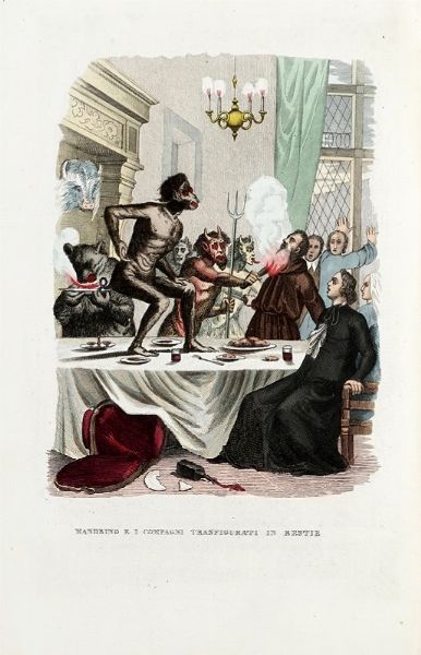 I briganti e i banditi celebri di Francia, Spagna, Italia, Inghilterra, Corsica, Germania, Asia, Africa, America. Prima versione italiana ornata di incisioni in rame.  - Asta Libri, Autografi e Manoscritti - Associazione Nazionale - Case d'Asta italiane