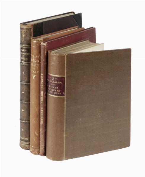 Lotto di opere dedicate all'arte della stampa a Venezia, e all'arte della xilografia.  - Asta Libri, Autografi e Manoscritti - Associazione Nazionale - Case d'Asta italiane