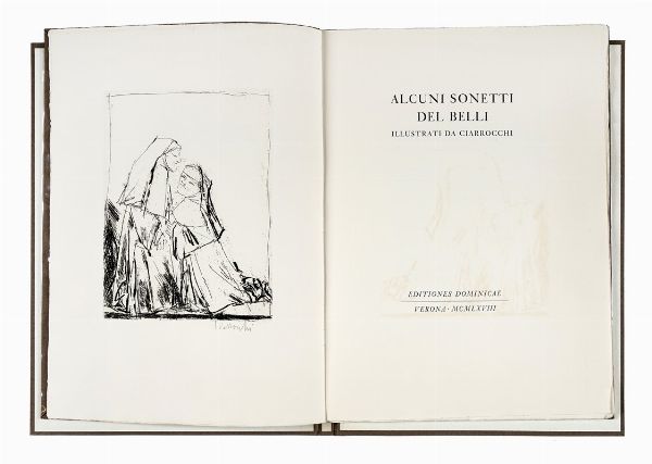 GIUSEPPE GIOACCHINO BELLI : Alcuni sonetti [...] illustrati da Ciarrocchi.  - Asta Libri, Autografi e Manoscritti - Associazione Nazionale - Case d'Asta italiane