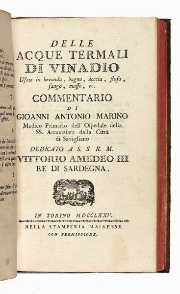 GIUSEPPE BENVENUTI : De Lucensium thermarum sale tractatus...  - Asta Libri, Autografi e Manoscritti - Associazione Nazionale - Case d'Asta italiane