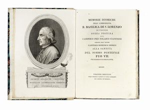 PIER NOLASCO CIANFOGNI - Memorie istoriche dell'Ambrosiana r. Basilica di S. Lorenzo di Firenze... Tomo I (-II).