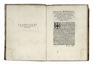 BERNARDINO DANIELLO - La poetica di Bernardino Daniello lucchese.