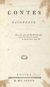 SYLVAIN MARCHAL - Contes saugrenus.