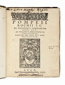 POMPEO ROCCHI - De insignibus familiarum libri duo...