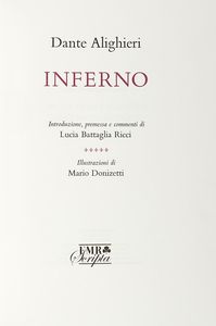 DANTE ALIGHIERI - Inferno [...]. Illustrazioni di Mario Donizetti.