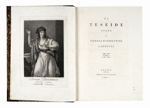 TERESA BANDETTINI - La Teseide. Poema [...] Tomo 1 [-2].