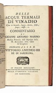 GIUSEPPE BENVENUTI : De Lucensium thermarum sale tractatus...  - Asta Libri, Autografi e Manoscritti - Associazione Nazionale - Case d'Asta italiane