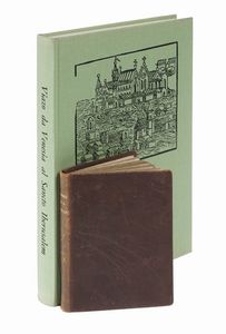 NO BIANCO : Viaggio da Venezia al S. Sepolcro e al Monte Sinai col disegno delle Citta, Castelli, Ville, Chiese, Monasterj, Isole, Porti, e Fiumi, che fin la si ritrovano...  - Asta Libri, Autografi e Manoscritti - Associazione Nazionale - Case d'Asta italiane