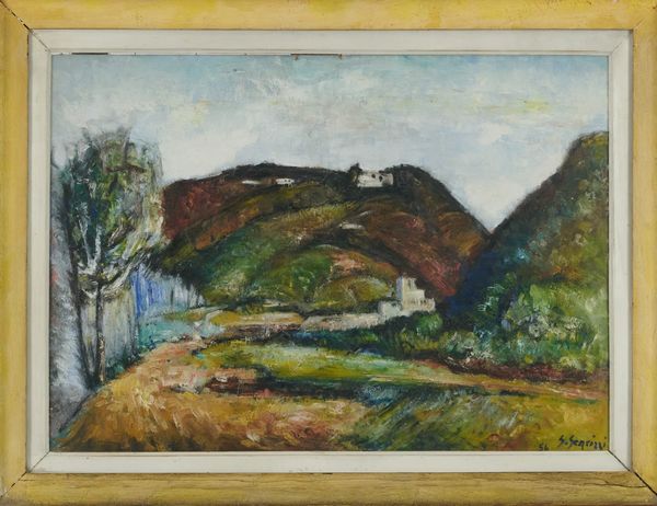 Sergio Scatizzi : Paesaggio  - Asta Asta di Arte Moderna e Contemporanea - Associazione Nazionale - Case d'Asta italiane