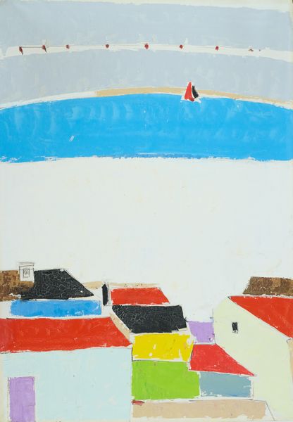 Sante Monachesi : Mare e case a Fontespina  - Asta Asta di Arte Moderna e Contemporanea - Associazione Nazionale - Case d'Asta italiane