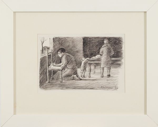Nino Tirinnanzi : Scena familiare  - Asta Asta di Arte Moderna e Contemporanea - Associazione Nazionale - Case d'Asta italiane