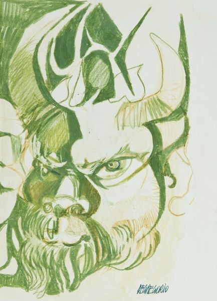 Giuseppe De Gregorio : Fauno  - Asta Asta di Arte Moderna e Contemporanea - Associazione Nazionale - Case d'Asta italiane