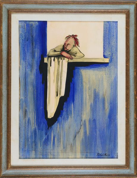 Mario Pachioli : Donna alla finestra - vana attesa  - Asta Asta di Arte Moderna e Contemporanea - Associazione Nazionale - Case d'Asta italiane