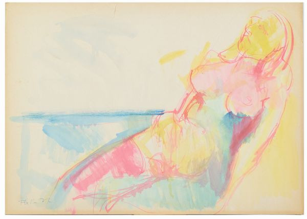 Flavio Bartolozzi : Nudo sdraiato  - Asta Asta di Arte Moderna e Contemporanea - Associazione Nazionale - Case d'Asta italiane