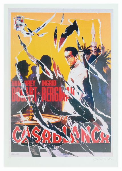 MIMMO ROTELLA : Cleopatra  - Asta Asta di Arte Moderna e Contemporanea - Associazione Nazionale - Case d'Asta italiane