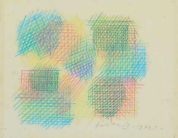 PIERO DORAZIO : Reticoli  - Asta Asta di Arte Moderna e Contemporanea - Associazione Nazionale - Case d'Asta italiane