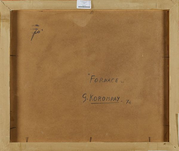 Giovanni Korompay : Fornace  - Asta Asta di Arte Moderna e Contemporanea - Associazione Nazionale - Case d'Asta italiane