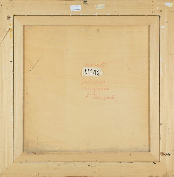 Antonio Possenti : Interno viareggino con 2 villeggianti  - Asta Asta di Arte Moderna e Contemporanea - Associazione Nazionale - Case d'Asta italiane