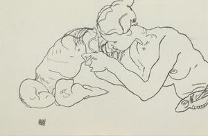 Egon Schiele : Senza titolo  - Asta Asta di Arte Moderna e Contemporanea - Associazione Nazionale - Case d'Asta italiane