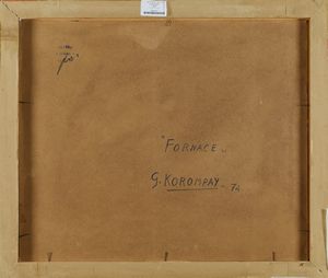 Giovanni Korompay : Fornace  - Asta Asta di Arte Moderna e Contemporanea - Associazione Nazionale - Case d'Asta italiane