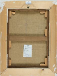 Ennio Calabria : Uomo con pappagallo  - Asta Asta di Arte Moderna e Contemporanea - Associazione Nazionale - Case d'Asta italiane