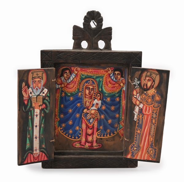 Trittico devozionale  - Asta ASTA A TEMPO - Antiquariato, Dipinti, Oggetti d'Arte e Pastori da Presepe Napoletani - Associazione Nazionale - Case d'Asta italiane