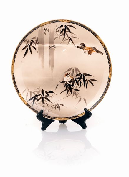 Piatto in ceramica di Satsuma, Giappone  - Asta ASTA A TEMPO - Antiquariato, Dipinti, Oggetti d'Arte e Pastori da Presepe Napoletani - Associazione Nazionale - Case d'Asta italiane