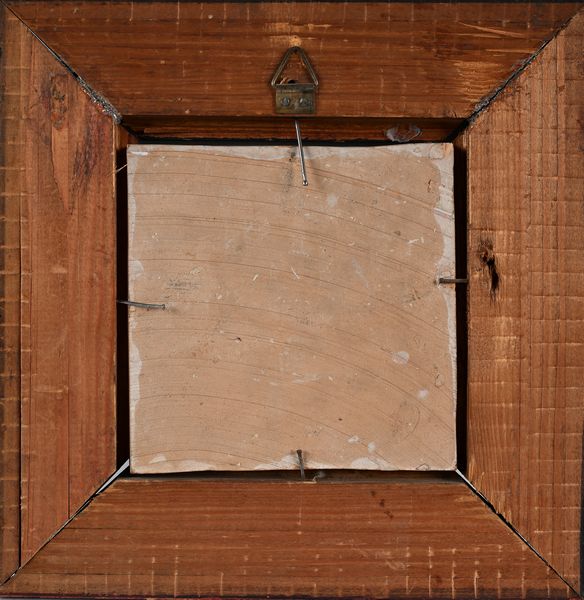 Mattonella in maiolica policroma, manifattura di Castelli, XX secolo  - Asta ASTA A TEMPO - Antiquariato, Dipinti, Oggetti d'Arte e Pastori da Presepe Napoletani - Associazione Nazionale - Case d'Asta italiane