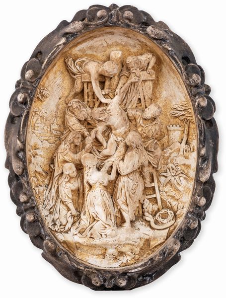 Deposizione dalla Croce (da Pieter Paul Rubens)  - Asta ASTA A TEMPO - Antiquariato, Dipinti, Oggetti d'Arte e Pastori da Presepe Napoletani - Associazione Nazionale - Case d'Asta italiane