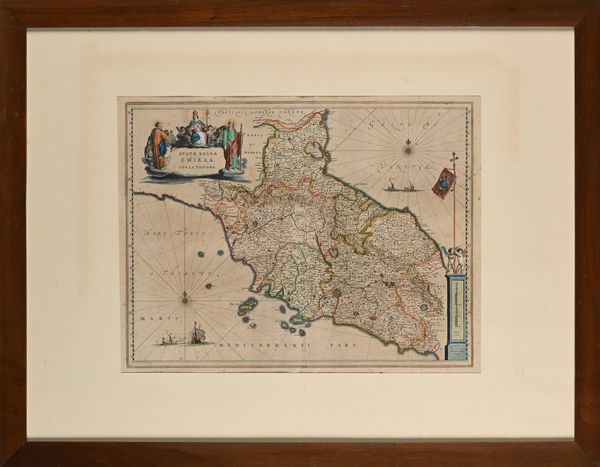 Mappa del centro Italia  - Asta ASTA A TEMPO - Antiquariato, Dipinti, Oggetti d'Arte e Pastori da Presepe Napoletani - Associazione Nazionale - Case d'Asta italiane