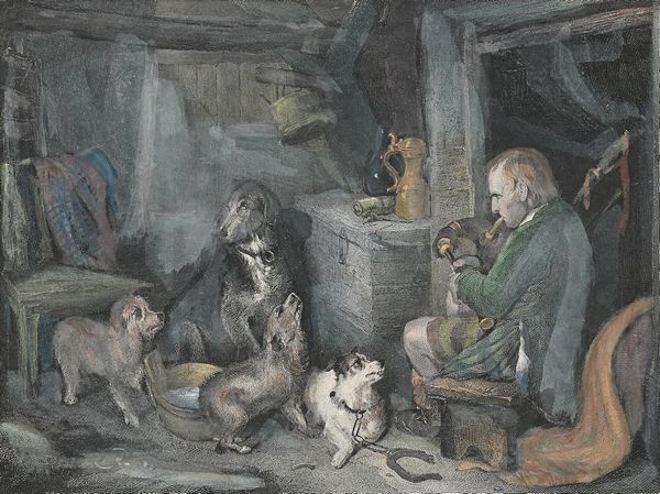 Highland music  - Asta ASTA A TEMPO - Antiquariato, Dipinti, Oggetti d'Arte e Pastori da Presepe Napoletani - Associazione Nazionale - Case d'Asta italiane