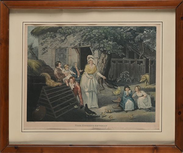 Jean Thouvenin : The Citizen Retreat  - Asta ASTA A TEMPO - Antiquariato, Dipinti, Oggetti d'Arte e Pastori da Presepe Napoletani - Associazione Nazionale - Case d'Asta italiane