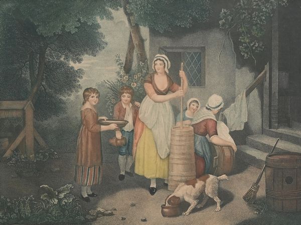 Jean Thouvenin : Impiego rustico  - Asta ASTA A TEMPO - Antiquariato, Dipinti, Oggetti d'Arte e Pastori da Presepe Napoletani - Associazione Nazionale - Case d'Asta italiane