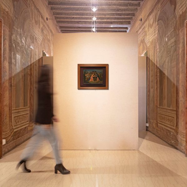 Scuola romana del XVIII secolo : Via Crucis  - Asta ASTA A TEMPO - Antiquariato, Dipinti, Oggetti d'Arte e Pastori da Presepe Napoletani - Associazione Nazionale - Case d'Asta italiane