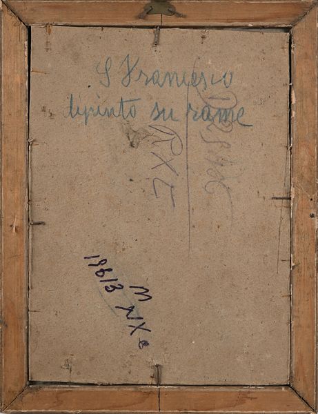 PITTORE DEL XVIII SECOLO : Franciscus pauper et humilis  - Asta ASTA A TEMPO - Antiquariato, Dipinti, Oggetti d'Arte e Pastori da Presepe Napoletani - Associazione Nazionale - Case d'Asta italiane