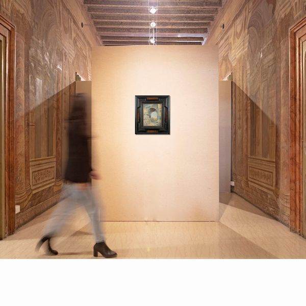 PITTORE DEL XX SECOLO : Veduta del Colosseo dall'Arco di Tito  - Asta ASTA A TEMPO - Antiquariato, Dipinti, Oggetti d'Arte e Pastori da Presepe Napoletani - Associazione Nazionale - Case d'Asta italiane